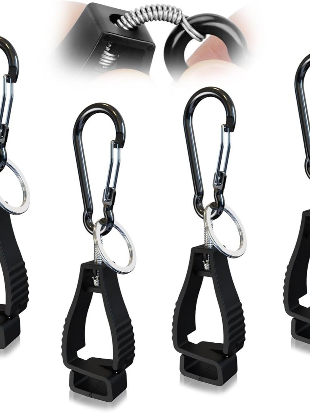 4PCS, Glove Clips for Work Glove Holders, Gloves Clip, Duty Belt Accessories, Gl